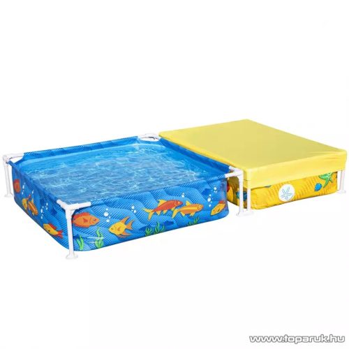 Bestway My First Frame Első fémvázas medencém (gyermek medence) homokozóval, 213 x 122 x 30,5 cm