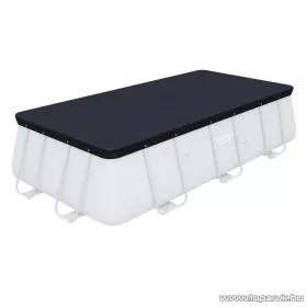   Bestway CAPRI szögletes medence védőtakaró, takaró fólia 404 x 201 x 100 cm-es és 412 x 201 x 122 cm-es fémvázas medencéhez (58232)