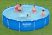 Bestway AZZURRO Fémvázas kerti medence vízforgatóval, 396 x 84 cm (FFA 642)