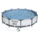 Bestway Steel Pro Max BAHAMA Superior Fémvázas kerti medence vízforgatóval, szürke, 366 x 76 cm