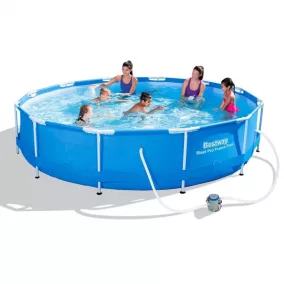   Bestway BAHAMA Fémvázas kerti medence vízforgatóval, 366 x 76 cm