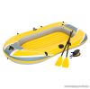 Bestway Hydro-Force Raft Set 2 személyes felfújható gumicsónak (csónak) evezővel és lábpumpával, 228 x 121 cm