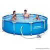 Bestway MAUI Fémvázas kerti medence vízforgatóval, 305 x 76 cm