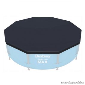   Bestway BAHAMA / ELBA / MYKONOS medence védőtakaró, takaró fólia 366 cm átmérőjű fémvázas medencéhez