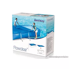   Bestway Florida Medence védőtakaró, takaró fólia 400 x 211 cm méretű fémvázas medencéhez