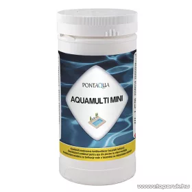   PoolTrend / PontAqua AQUAMULTI MINI kombinált medence klórozó, algaölő, pelyhesítő vízkezelő szer, 1 kg (50 db tabletta)