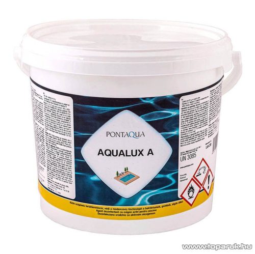 PoolTrend / PontAqua AQUALUX A aktív oxigént tartalmazó medence vízfertőtlenítő szer, 3 kg (150 db tabletta)