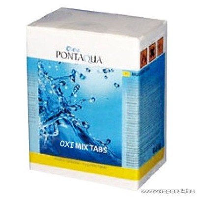 PoolTrend / PontAqua OXI MIX TABS kettős hatású medence fertőtlenítő klórtabletta, 5 db tasak / doboz