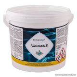   PoolTrend / PontAqua AQUAMULTI kombinált medence klórozó, algaölő, pelyhesítő vízkezelő szer, 3 kg (15 db tabletta)
