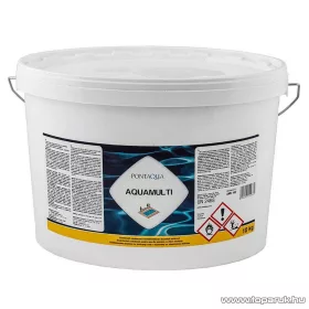   PoolTrend / PontAqua AQUAMULTI kombinált medence klórozó, algaölő, pelyhesítő vízkezelő szer, 10 kg (50 db tabletta)