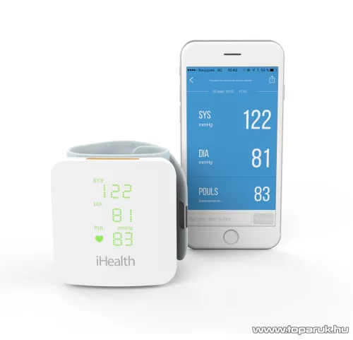iHealth BP7S View BP7 vérnyomásmérő és pulzusmérő eszköz