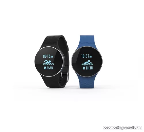 iHealth Wave AM4 napi aktivitást mérő vízálló fitness óra úszáshoz és alváshoz, kék-fekete