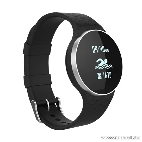 iHealth Wave AM4 napi aktivitást mérő vízálló fitness óra úszáshoz és alváshoz, kék-fekete