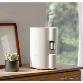   Kompact Aroma Humidifier HM-K-AR Szabadonálló aroma és párásító készülék, aromaterápiás diffúzor, fehér