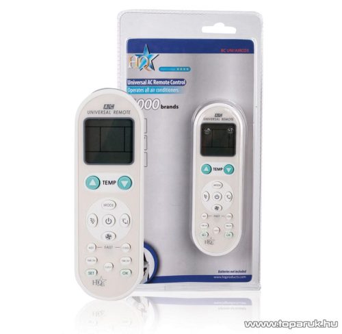 HQ RC UNI/AIRCO3 Univerzális klíma távirányító