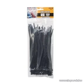   Handy Vezetékkötegelő, 200x4,6mm, fekete, 100 db / csomag (05419)