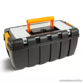  Handy Műanyag szerszámtartó láda, szerszámosláda 1 db tálcával, 37 x 29 x 16 cm (11010B)