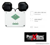   PestXRepel BR-14 Szónikus elektronikus madárriasztó 12V / 230V 5000m2