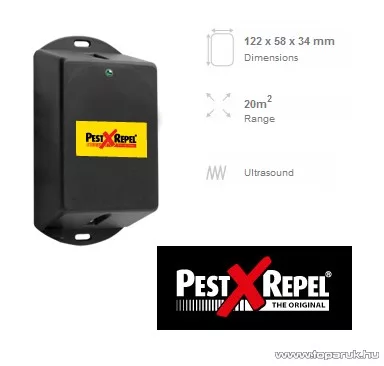 PestXRepel PR-12 Autós ultrahangos rágcsálóriasztó 12V 20 m2