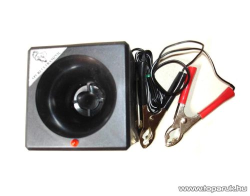 Ultrasonic US300/A 12V / 24 V akkumulátorról üzemeltethető ultrahangos nyestriasztó (rágcsálóriasztó) 300 m2