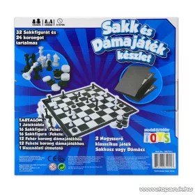 Sakk és dámajáték készlet
