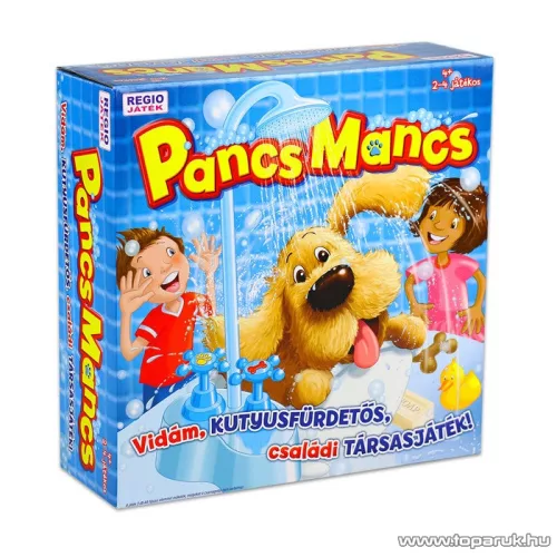 Pancs Mancs, vidám kutyusfürdetős családi társasjáték