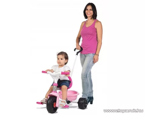 Smoby Be Move gyermek tricikli, rózsaszín-szürke színben