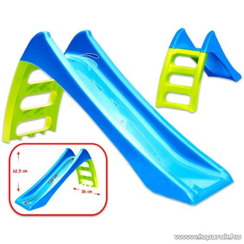 Vizes kerti csúszda, 116 cm csúszófelülettel