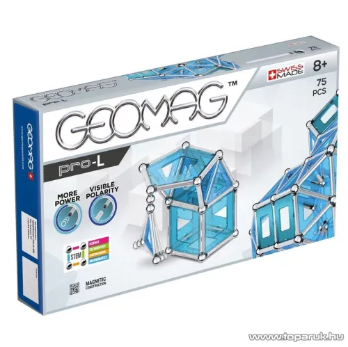 Geomag Pro-L 75 darabos mágneses építőjáték