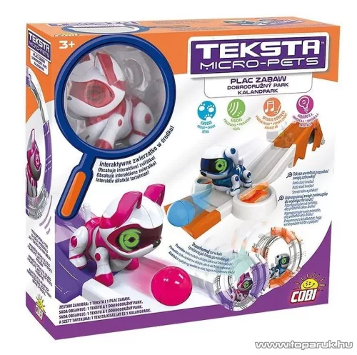 TEKSTA Micro robot cica játék szett, interaktív játék Kitty macska