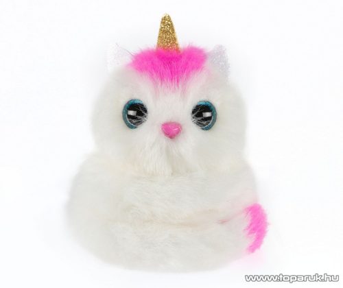 Pomsies Poos plüss kulcstartó, 7 cm - Luna