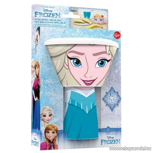 Disney hercegnők: Jégvarázs 3 részes étkező szett