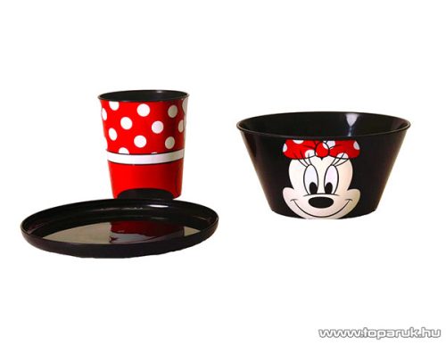 Minnie egér 3 részes étkező szett