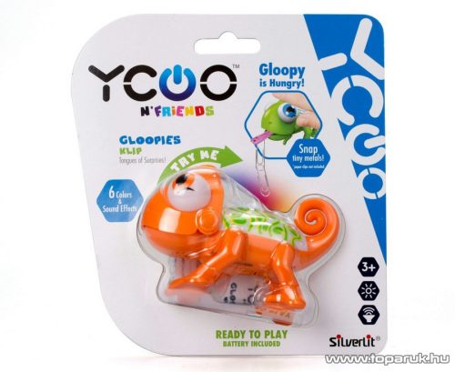 Silverlit Gloopies kaméleon, narancssárga