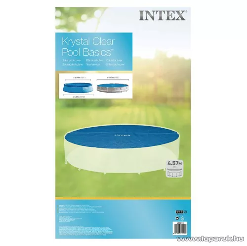 Intex Medence szolár védőtakaró, takaró fólia, 457 cm átmérőjű medencékhez
