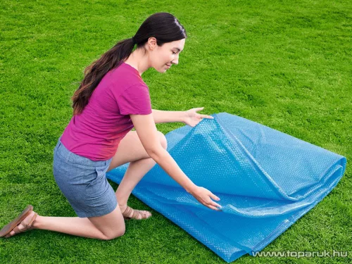 Intex Szögletes medence szolár védőtakaró, takaró fólia, 400 x 200 cm medencékhez