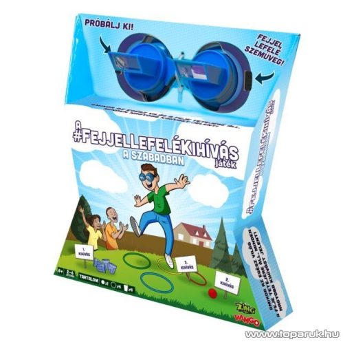 Fejjel lefelé kihívás - játék a szabadban társasjáték