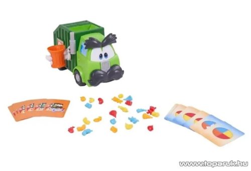 Szemétfaló kukásautó társasjáték