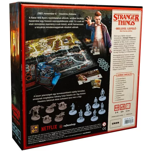 Stranger Things Hellyel lefelé stratégiai társasjáték