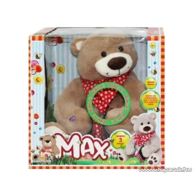 Max - A mesélő mackó plüssfigura, interaktív plüss