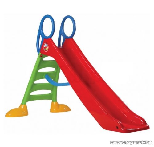 Dohany Piros kerti csúszda, 200 cm csúszófelülettel
