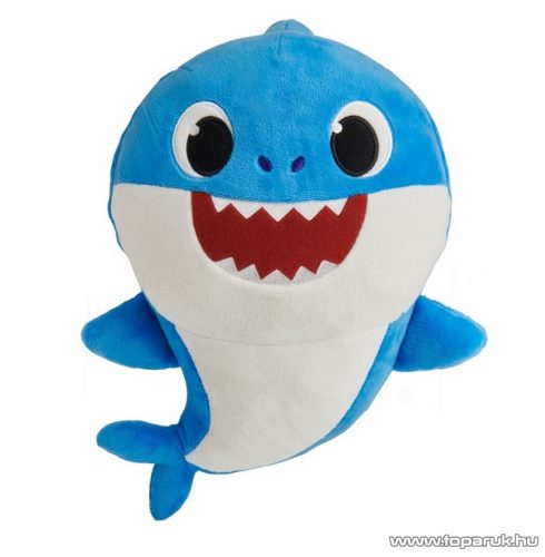 Baby Shark zenélő plüssfigura, Apa cápa