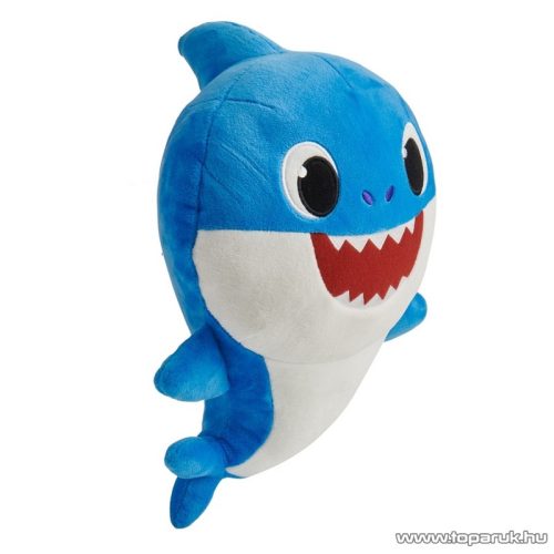 Baby Shark zenélő plüssfigura, Apa cápa
