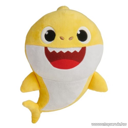 Baby Shark zenélő plüssfigura, Bébi cápa