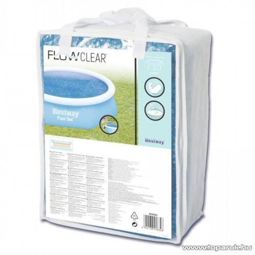 Bestway Medence szolár védőtakaró, takaró fólia, 244 cm átmérőjű medencékhez