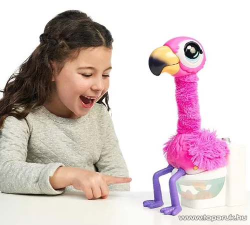 Little Live Pets Potyi a Flamingó, interaktív plüss flamingó
