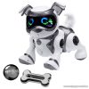 TEKSTA Robot kutya, interaktív játék kutyus, fekete