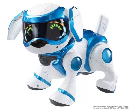 TEKSTA Robot kutya, interaktív játék kutyus, kék