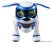 TEKSTA Robot kutya, interaktív játék kutyus, kék