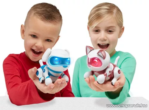 TEKSTA Újszülött (mini) robot cica, interaktív játék Kitty macska